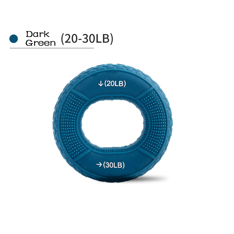 Hand Grip Strengthener, Grip Strength Trainer and Finger Exerciser Silicone Adjustable Hand Grip 20-80LB Gripping Ring Finger Forearm Trainer Carpal Expander Muscle Workout Exercise