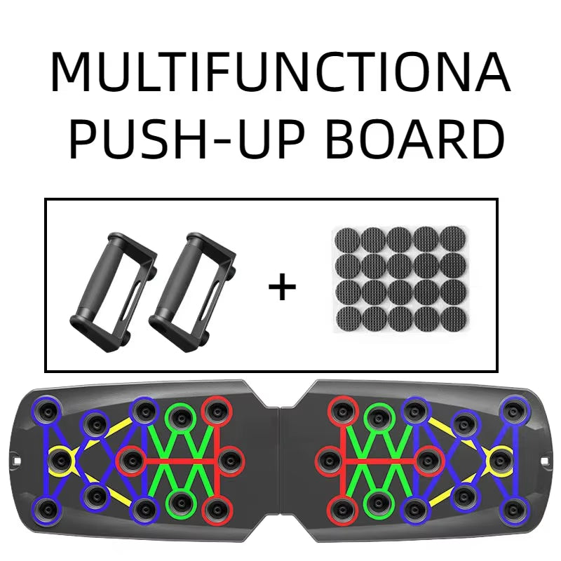 Portable Multifunctional Push-Up Board - Fitness and Muscle Training Device Home Workout Set Foldable Push up Bar Resistance