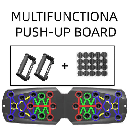 Portable Multifunctional Push-Up Board - Fitness and Muscle Training Device Home Workout Set Foldable Push up Bar Resistance